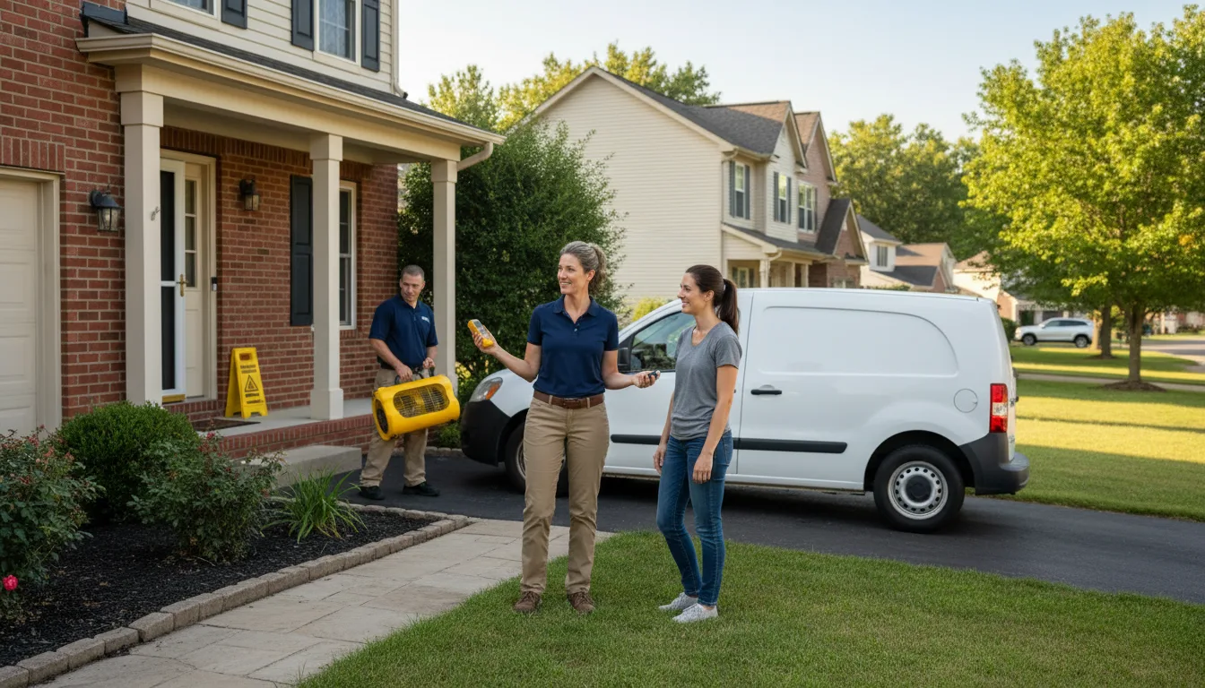 Water restoration image for Home Water Damage Repair in Cutler, CA